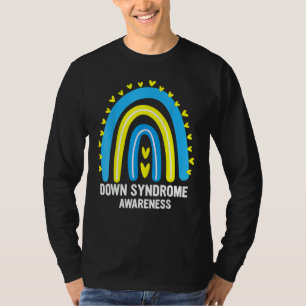 Camiseta Síndrome de Down Consciência Arco-Íris T21