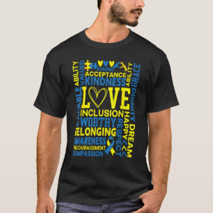 Camiseta Síndrome de Down Consciência Extra Cromossoma Tris