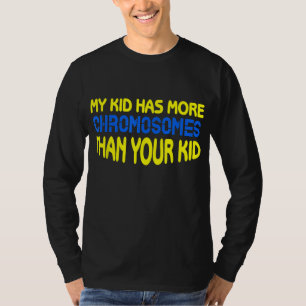 Camiseta Síndrome de Down Criança Mãe Pai Oferece Ideia de