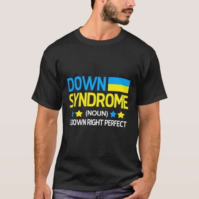 Camiseta Síndrome de Down Cromossoma Perfeito Trisomia 21 (Frente)