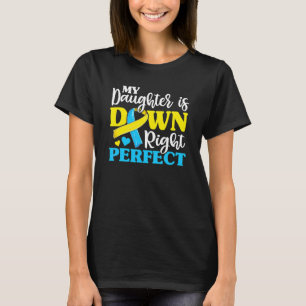 Camiseta Síndrome de Down Filha Trisomia Consciência Mãe Pa