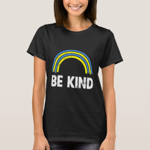 Camiseta Síndrome de Down Sensibilização Fita Boho Amarelo