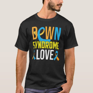 Camiseta Síndrome de Down Sensibilização Love T21 Yellow Bl
