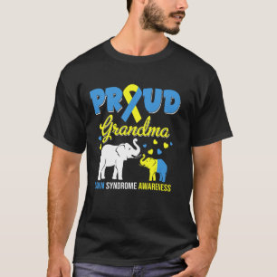 Camiseta Síndrome de Down Sensibilização Orgulhosa do Elefa