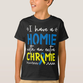 Camiseta Síndrome de Down Sensibilização Para O Amigo Homie