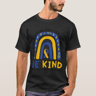 Camiseta Síndrome de Down Sensibilização Ser Fita Amarela A