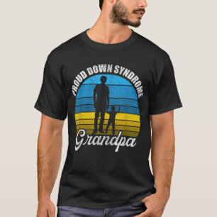 Camiseta Síndrome de Down Sensibilização Vovô Orgulhoso