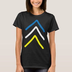 Camiseta Síndrome de Down Trissomia 21 Três Setas Cromossôm