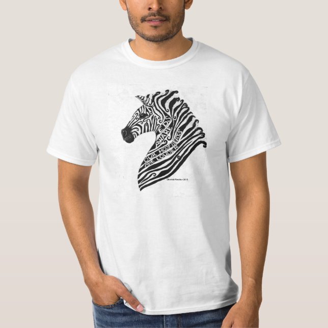 Camiseta Síndrome de Ehlers Danlos - artista do EDS feito (Frente)