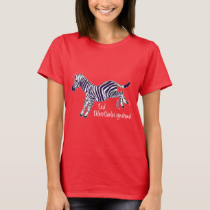 Camiseta Síndrome de Ehlers-Danlos do fim com zebra