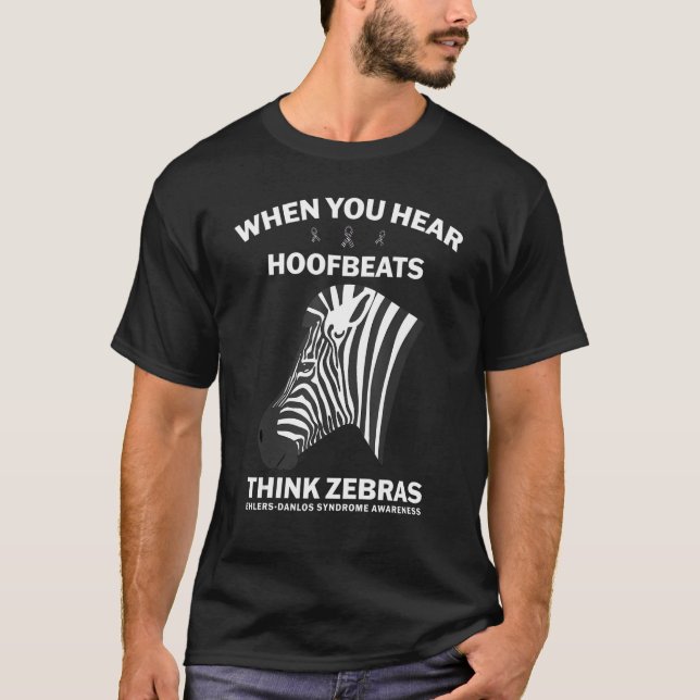 Camiseta Síndrome De Ehlers Danlos Quando Você Ouve Hoofbea (Frente)
