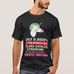 Camiseta Síndrome de Ehlers Danlos - unicórnio majestoso