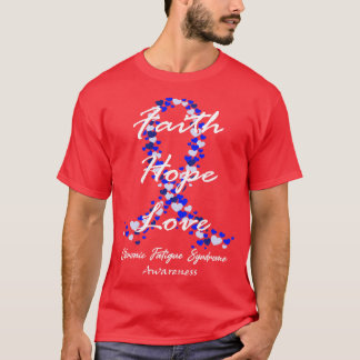 Camiseta Síndrome de Fadiga Crônica Sensibilização Fé Esper