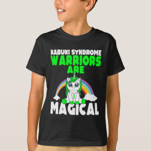 Camiseta Síndrome de Kabuki Conscientização Laço Verde Fofo
