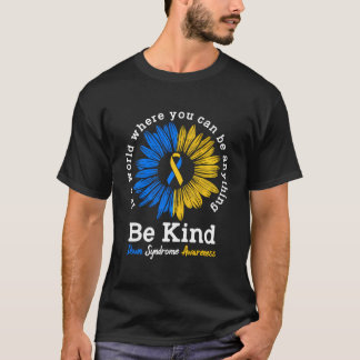 Camiseta Síndrome de Kind Down Sensibilização Friso Girasso