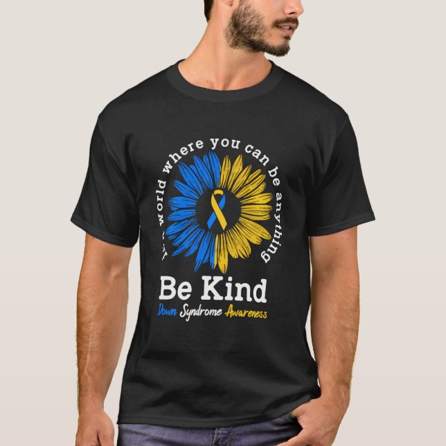 Camiseta Síndrome de Kind Down Sensibilização Friso Girasso (Frente)