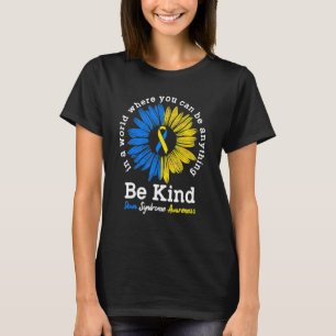 Camiseta Síndrome de Kind Down Sensibilização Friso Girasso