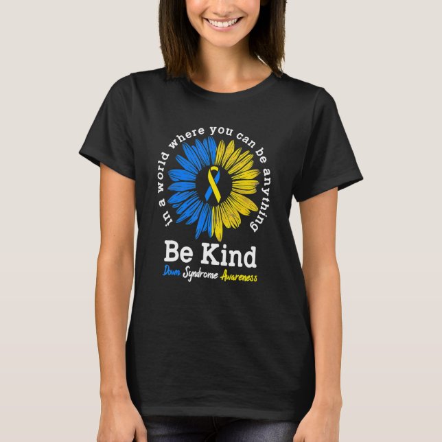 Camiseta Síndrome de Kind Down Sensibilização Friso Girasso (Frente)
