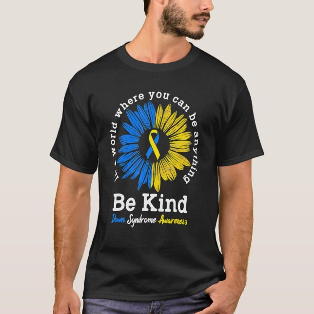 Camiseta Síndrome de Kind Down Sensibilização Friso Girasso (Frente)