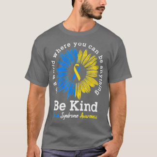 Camiseta Síndrome de Kind Down Sensibilização Friso Girasso