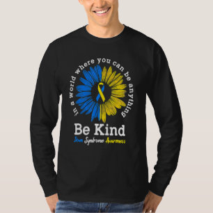 Camiseta Síndrome de Kind Down Sensibilização Friso Girasso