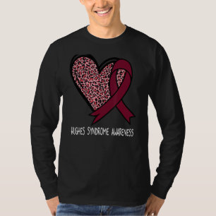 Camiseta Síndrome de Leopard Heart Hughes Sensibilização Bo