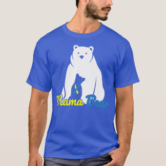 Camiseta Síndrome de Mama Bear Down Sensibilização T21 Prem