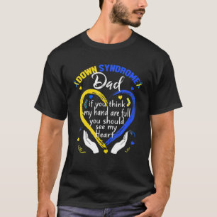 Camiseta Síndrome de Mens Down Síndrome do Pai Figurume Wor