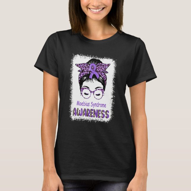 Camiseta Síndrome de Moebius Conscientização Roxo Mensageir (Frente)