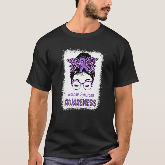Camiseta Síndrome de Moebius Conscientização Roxo Mensageir (Frente)