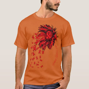 Camiseta Síndrome de Polônia Sensibilização Flores de Fita