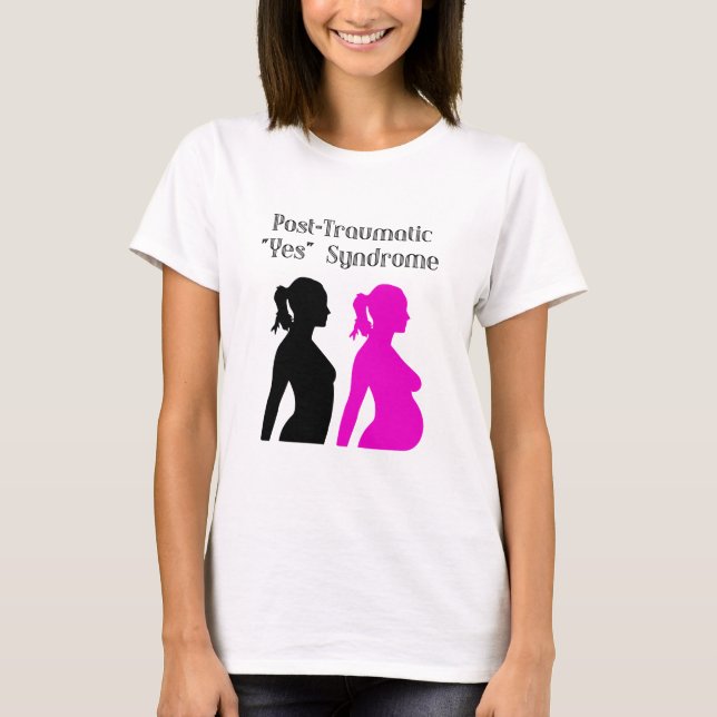 Camiseta Síndrome de posto Traumático "Sim" (Frente)