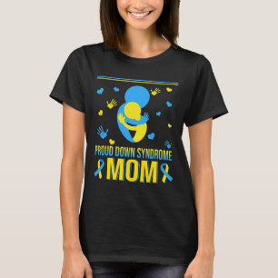 Camiseta Síndrome de Proud Down Síndrome Mãe Abaixo Síndrom