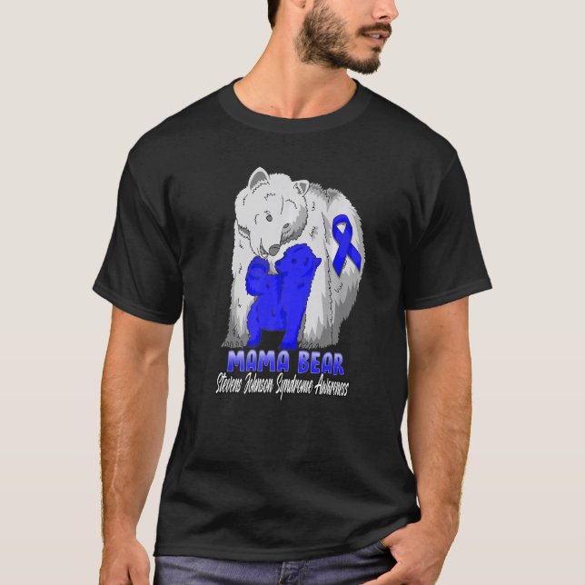 Camiseta Síndrome de Stevens Johnson Sensibilizar o apoio d (Frente)
