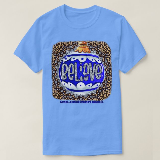 Camiseta Síndrome de StevensJohnson Sensibilização para a c (Frente do Design)