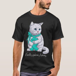 Camiseta Síndrome de Tourette Sensibilização Mês Fita Teal