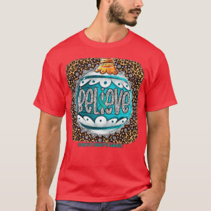 Camiseta Síndrome de Tourettes Sensibilização Acreditam ou