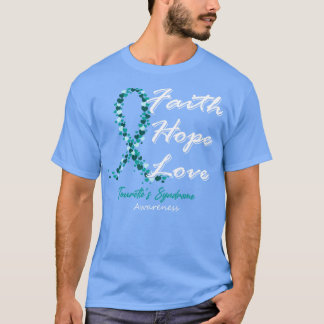 Camiseta Síndrome De Tourettes Sensibilização Fé Esperança
