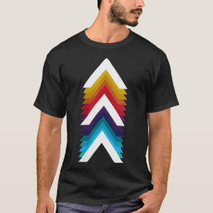 Camiseta Síndrome de Womens Abaixo Consciência 3 Setas Estí