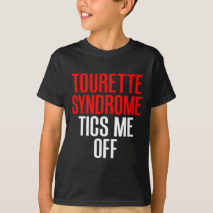 Camiseta Síndrome Tourett Sensibilização Tourettes Tica-Me
