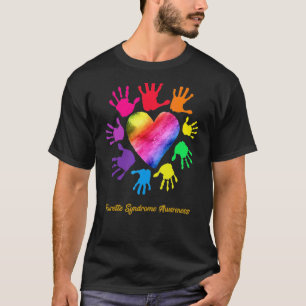 Camiseta Síndrome Tourette Sensibilização Mãos Síndrome Tou
