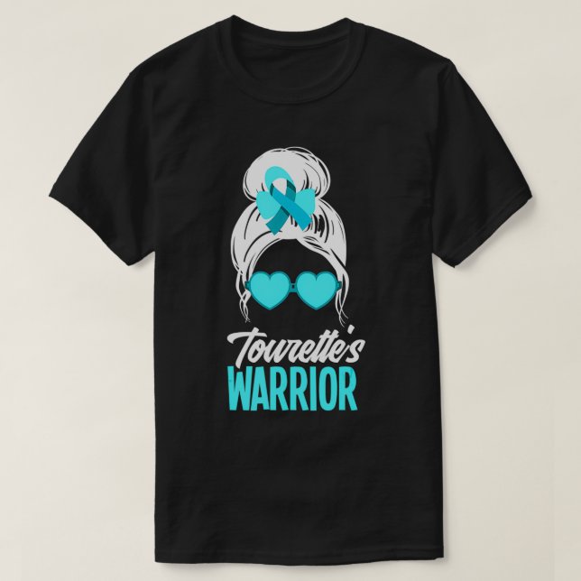 Camiseta Síndrome Tourette Síndrome Tourette W de Tourette (Frente do Design)