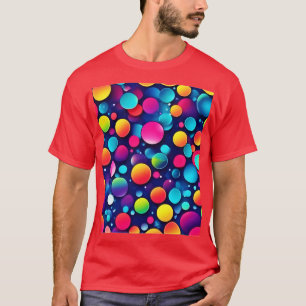 Camiseta Sinfonia de bolha colorida