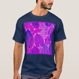 Camiseta Sinfonia de Elegância Radiante Neon Leaf