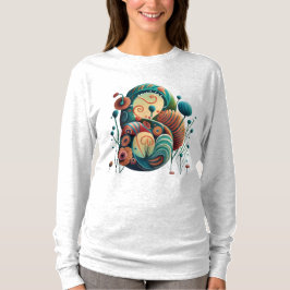 Camiseta Sinfonia de matizes, limites desfocados