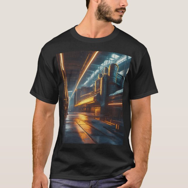 Camiseta Sinfonia Industrial: Dança do Progresso (Frente)
