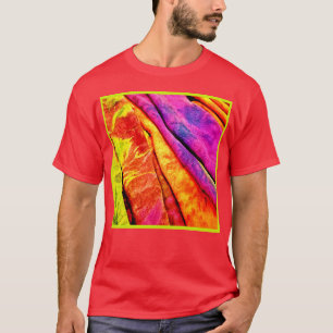 Camiseta Sinfonia vívida e abstrata colorida