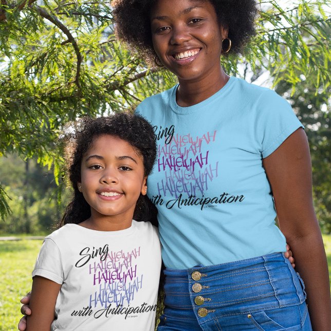 CAMISETA SING HALLELUJAH COM ANTECIPAMENTO DE VIDA CRUZADA (Criador carregado)