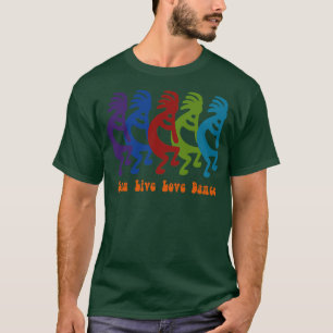 Camiseta Sing Live Love Dance Tribal Kokopelli