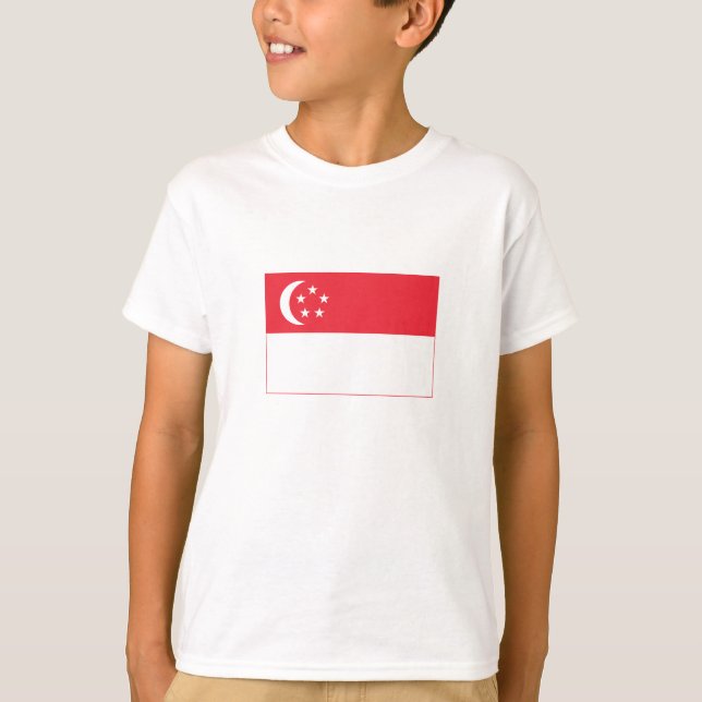 Camiseta Singapore Flag (Frente)